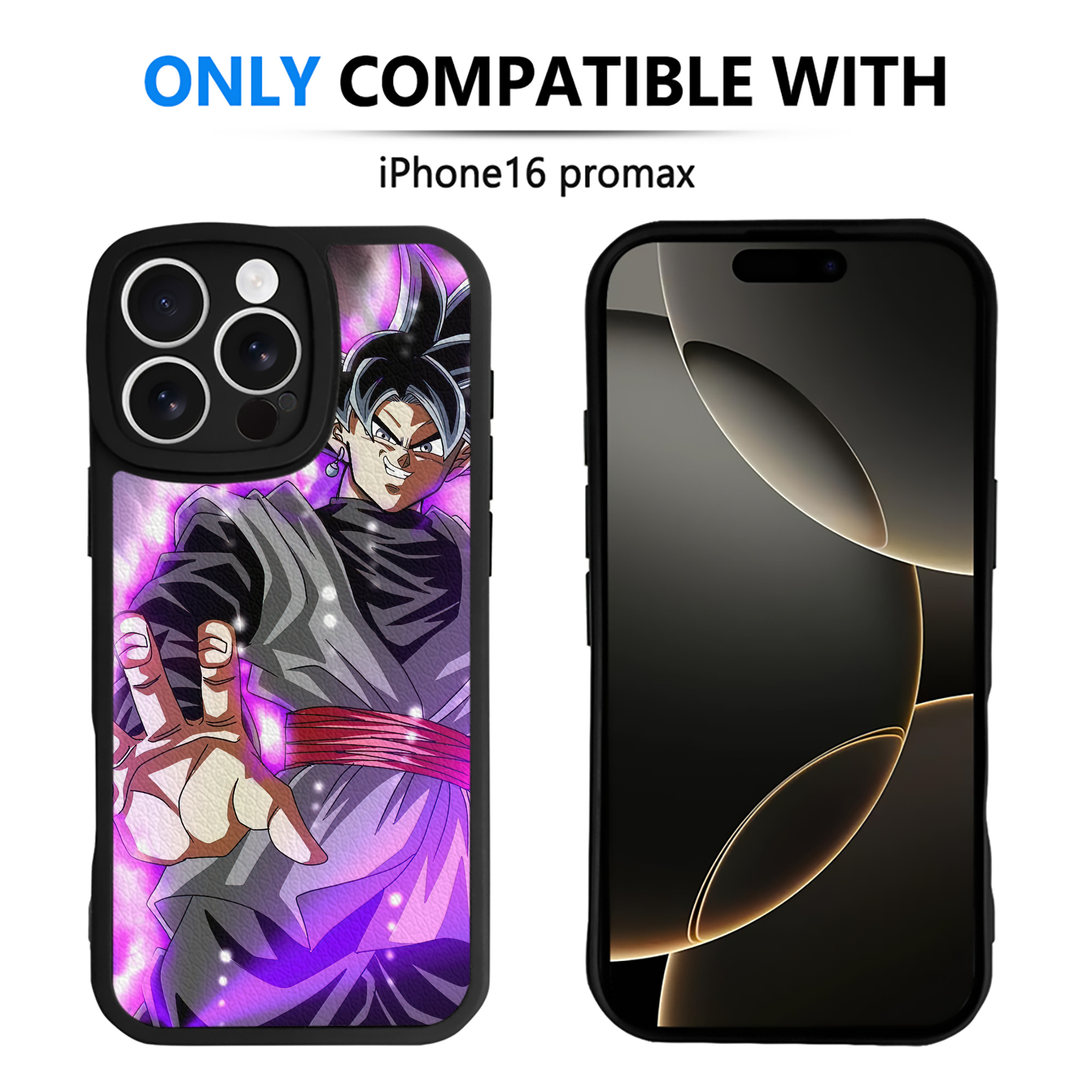 （画像用） ドラゴンボール DRAGON BALL 【iPhone 16シリーズ対応】シリコンスマホケース（レザー調） 材質：シリコン